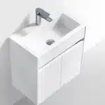 Gio Simplicity 550 Vanity & Basin High Gloss White