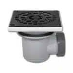 Tourbillon Matt Black Shower Waste
