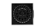 Tourbillon Matt Black Shower Waste - Image 2