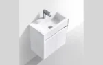 Gio Simplicity 550 Vanity & Basin High Gloss White - Image 2