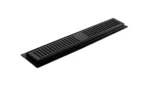 Gio Shower Channel 500mm Grated Grid Stainless Steel Matt Black - Image 2