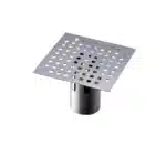 Gio Shower Trap Cover Only Square Chrome