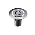 Gio Shower Trap Cover Only Round Chrome