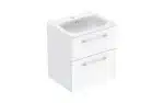 Geberit Selnova 600 Basin & Vanity 2 Drawers White - Image 2