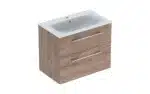 Geberit Selnova 800 Basin & Vanity 2 Drawers Hickory - Image 2