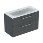 Geberit Selnova 1000 Basin & Vanity 2 Drawers Lava