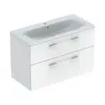 Geberit Selnova 1000 Basin & Vanity 2 Drawers White