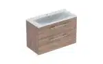 Geberit Selnova 1000 Basin & Vanity 2 Drawers Hickory - Image 2