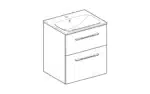 Geberit Selnova 600 Basin & Vanity 2 Drawers Hickory - Image 3